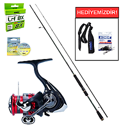 Shimano Sahara Eva 185 Cm 1-7 Gr&Daiwa Ninja 23 LT 1000 LRF Seti - Shimano