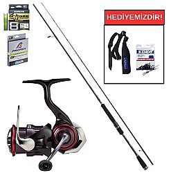 Shimano Sahara Spinning Eva 269 Cm 14-42 Gr&Daiwa 23 Gekkabijin LT 1000 S LRF Seti - Shimano
