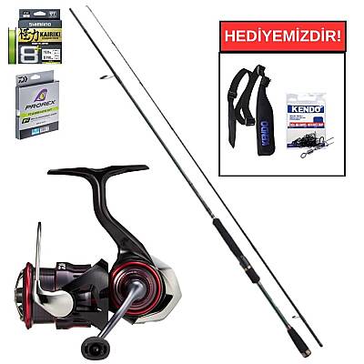 Shimano Sahara Spinning Eva 269 Cm 14-42 Gr&Daiwa 23 Gekkabijin LT 1000 S LRF Seti - 1