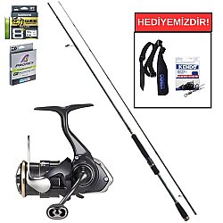 Shimano Sahara Spinning Eva 269 Cm 14-42 Gr&Daiwa 26 Freams LT 1000 S P LRF Seti - Shimano