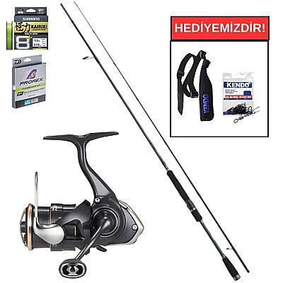 Shimano Sahara Spinning Eva 269 Cm 14-42 Gr&Daiwa 26 Freams LT 1000 S P LRF Seti - 1