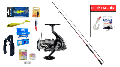 Shimano Sienna Spinning EVA 2,69m 10-35g&Daiwa Crossfire 26 LT 4000C Spin Seti - 1