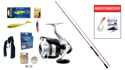 Shimano Sienna Spinning EVA 2,69m 10-35g&Daiwa Strikeforce 4000 B Spin Seti - 1