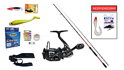 Shimano Sienna Spinning EVA 2,69m 10-35g&Ryuji Infinity 4000M 5+1BB Spin Seti - 1
