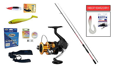 Shimano Sienna Spinning EVA 2,69m 10-35g&Shimano FX 4000 FC Spin Seti - 1