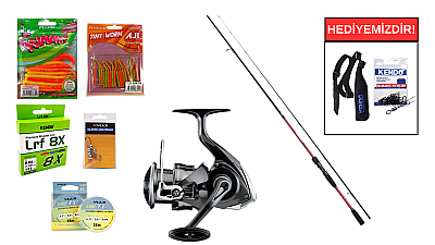 Shimano Sienna Spinning Sensitive 2,11M 0,5-7g&Daiwa Crossfire 26 LT 1000 LRF Seti - 1