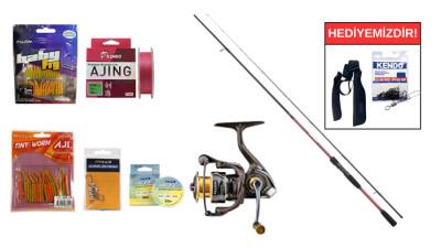 Shimano Sienna Spinning Sensitive 2,11M 0,5-7g&Fujin Ajime 1500 LRF Seti - 1