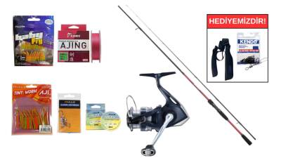 Shimano Sienna Spinning Sensitive 2,11M 0,5-7g&Shimano Makina Catana 1000 FE Lrf Seti - 1