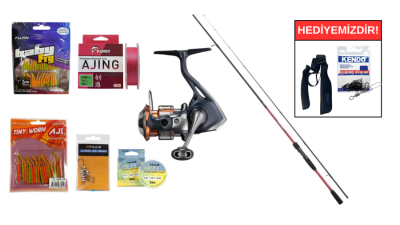 Shimano Sienna Spinning Sensitive 2,11M 0,5-7g&Shimano Nasci FD 500 Lrf Seti - 1