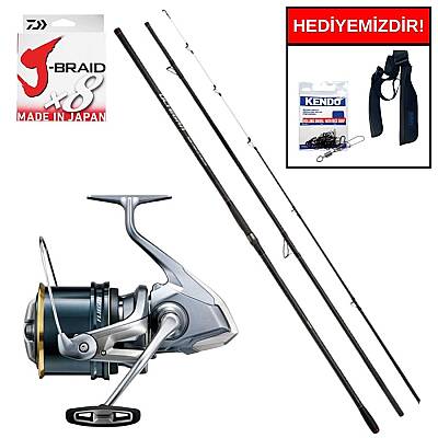 Shimano Ultegra Surf J 425 Cm Max. 250 Gr&Shimano 24 Fliegen 35 SD Profesyonel Surf Seti - 1