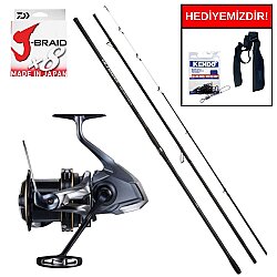 Shimano Ultegra Surf J 425 Cm Max. 250 Gr&Shimano Power Aero 14000 PG Profesyonel Surf Seti - Shimano