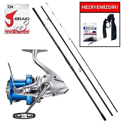 Shimano Ultegra Surf J 425 Cm Max. 250 Gr&Shimano Speedmaster 14000 XSD Profesyonel Surf Seti - 1