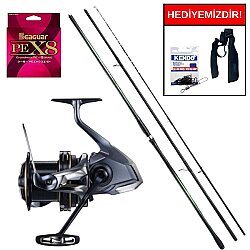 Shimano Ultegra XR Surf Tubular 450 Cm Max 250 Gr&Shimano Power Aero 14000 PG XSC Profesyonel Surf Seti - Shimano