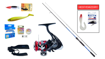 Shimano Vengeance DX 269 Cm 10-50 Gr&Daiwa Ninja 23 LT 4000 C Spin Seti - 1