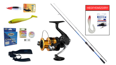 Shimano Vengeance DX 269 Cm 10-50 Gr&Shimano FX 4000 FC Spin Seti - 1