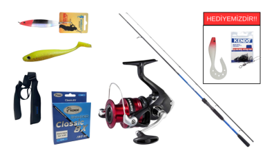  Shimano Vengeance DX 269 Cm 10-50 Gr&Shimano Sienna 4000 FG Spin Seti - 1