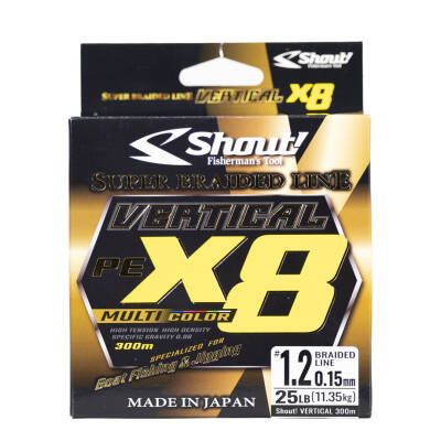 SHOUT VERTICAL X8 300M, MULTI COLOR İP MİSİNA - 2