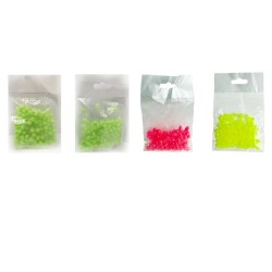 Silikon Boncuk Soft Fosforlu 100p - 1