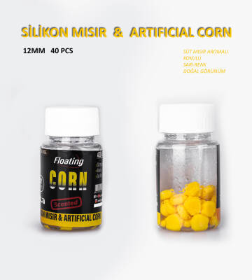 SİLİKON MISIR 12MM AROMALI FLOATING SARI 40P - 1