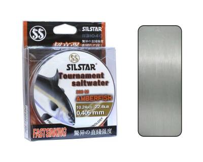 Silstar 1131 Salt Water Amberfish 300mt Monofilament Misina Su Gri - 1