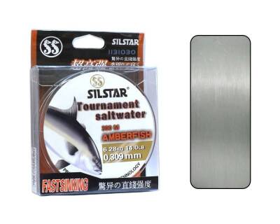 Silstar 1131 Salt Water Amberfish 300mt Monofilament Misina Su Gri - 4
