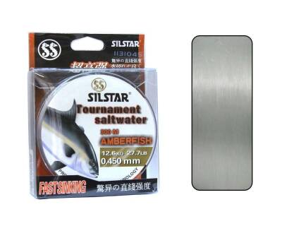Silstar 1131 Salt Water Amberfish 300mt Monofilament Misina Su Gri - 5