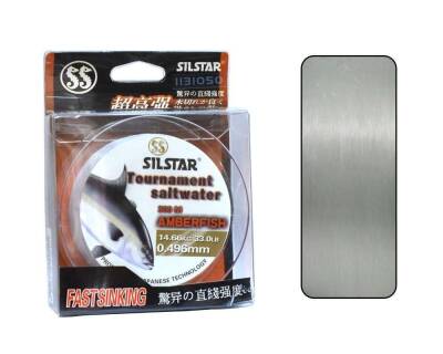 Silstar 1131 Salt Water Amberfish 300mt Monofilament Misina Su Gri - 7