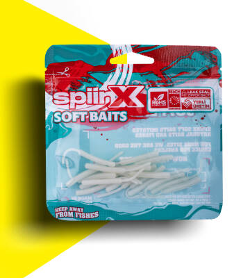 SPIINX BABY FISH SİLİKON 4.5CM 18P GLOW PEARL WHITE - 1