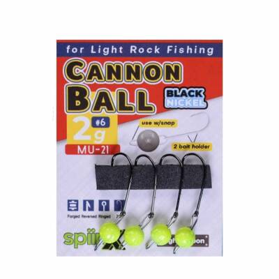 SPIINX CANNON BALL JIGHEAD UV SARI #7 4P - 1