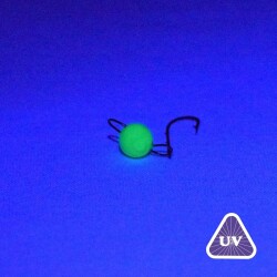 SPIINX CANNON BALL JIGHEAD UV YEŞİL 0.8G #10 4P - 3