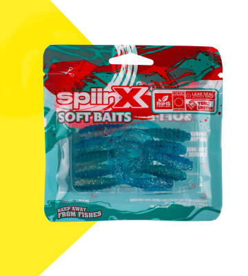 SPIINX CRAZY TAIL KUYRUK 7.5CM 10P BLUE SILVER - 1