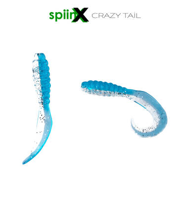 SPIINX CRAZY TAIL KUYRUK 7.5CM 10P BLUE SILVER - 1
