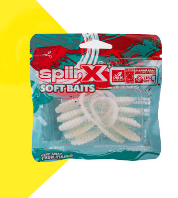 SPIINX CRAZY TAIL KUYRUK 7.5CM 10P CLEAR AND WHITE - 1
