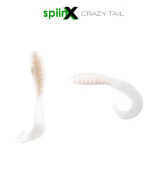 SPIINX CRAZY TAIL KUYRUK 7.5CM 10P CLEAR AND WHITE 