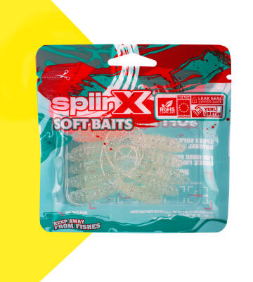 SPIINX CRAZY TAIL KUYRUK 7.5CM 10P CLEAR SILVER - 1