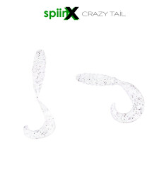 SPIINX CRAZY TAIL KUYRUK 7.5CM 10P CLEAR SILVER - 3