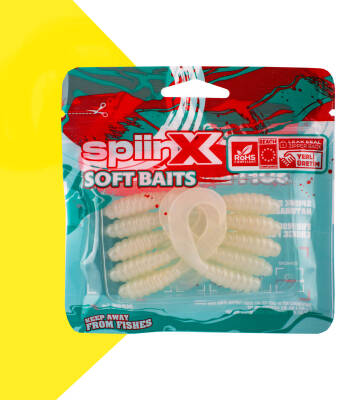 SPIINX CRAZY TAIL KUYRUK 7.5CM 10P GLOW PEARL WHITE - 1