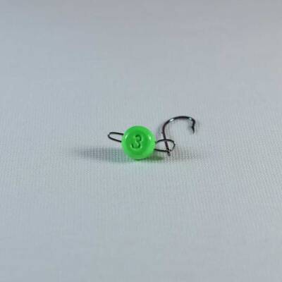 SPIINX FLASH HEAD JIGHEAD UV YEŞİL #8 4P - 2