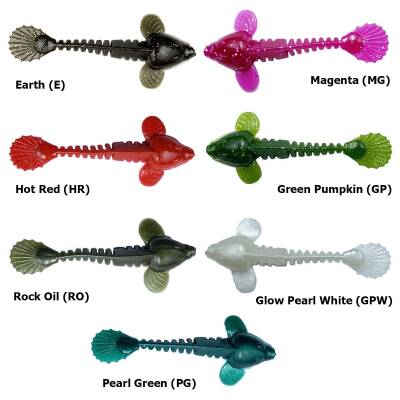 SPIINX GOBBY SİLİKON 5CM 18P GLOW PEARL WHITE - 5