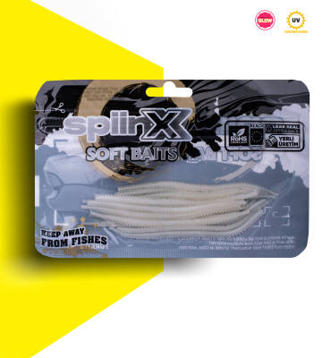 SPIINX ISOME SİLİKON 11CM 14P GLOW PEARL WHITE - 1