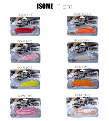 SPIINX ISOME SİLİKON 11CM 14P GLOW PEARL WHITE - 2