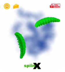 SPIINX LARVA 35MM 14P PEYNİR UV HOT GREEN 36 - SPIINX