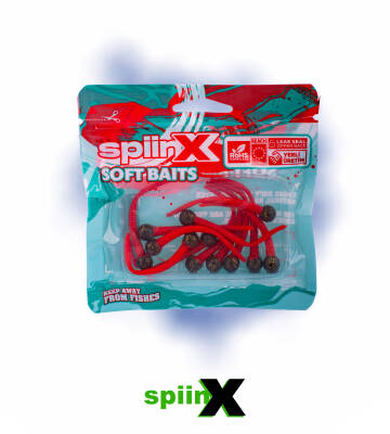 SPIINX MICE TAIL SİLİKON 8CM 12P EARTH RED - 2
