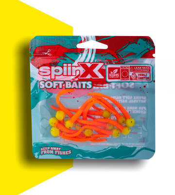 SPIINX MICE TAIL SİLİKON 8CM 12P FIRE TIGER - 1