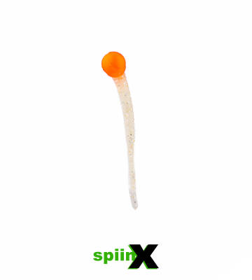 SPIINX MICE TAIL SİLİKON 8CM 12P GLOW ORANGE GUM - 1