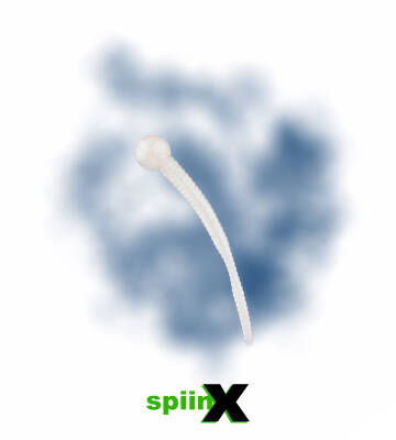 SPIINX MICE TAIL SİLİKON 8CM 12P GLOW PEARL WHITE - 1