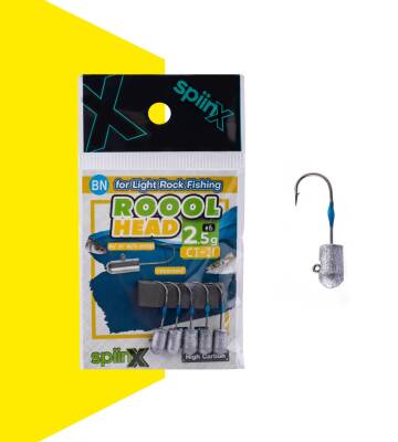 SPIINX ROOOL HEAD JIGHEAD HAM 2.5G #6 5P - 1