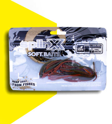 SPIINX SANDWORM SİLİKON 6CM 18P CAMOUFLAGE - 1