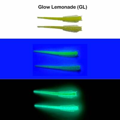 SPIINX SANDWORM SİLİKON 6CM 18P GLOW LEMONADE - 2
