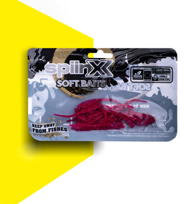 SPIINX SANDWORM SİLİKON 6CM 18P MAGENTA - 1